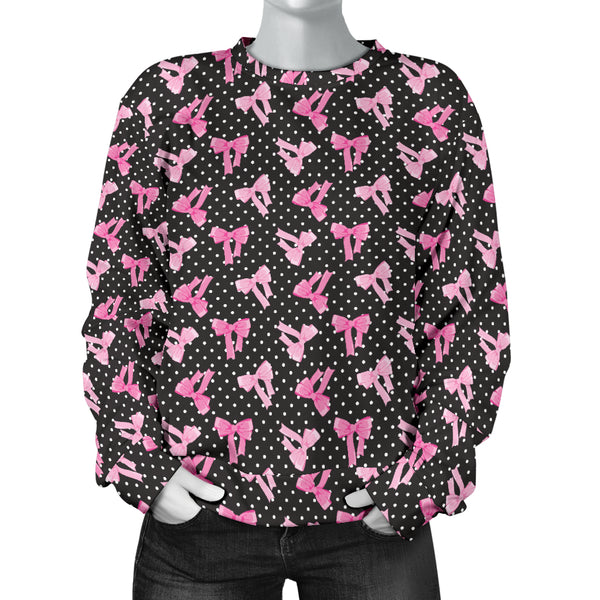 Custom Made Printed Designs Women's (B9) Sweater Ballerina Rose