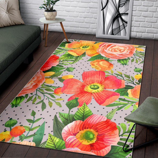 Floor Rug Floral Spring 1-02