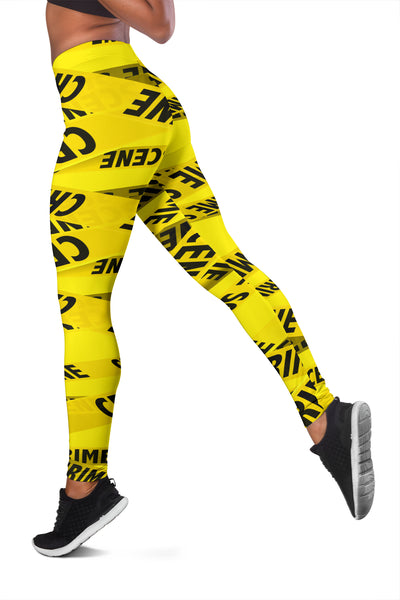 Women Leggings Sexy Printed Fitness Fashion Gym Dance Workout  Police Theme E01
