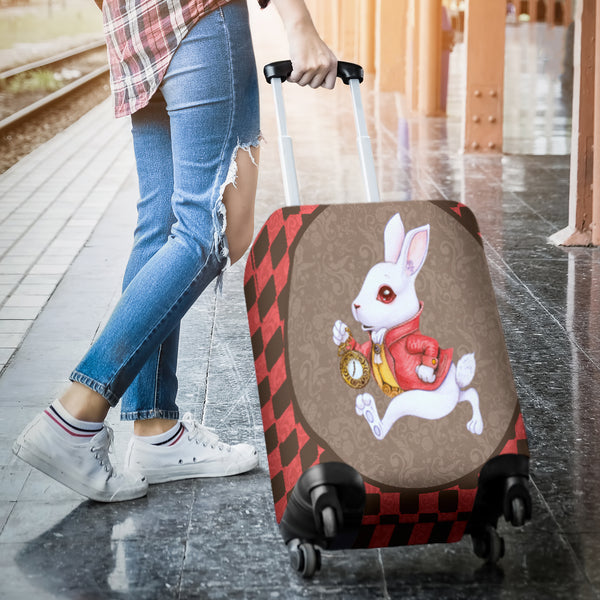 The White Rabbit Alice In Wonderland Luggage Cover