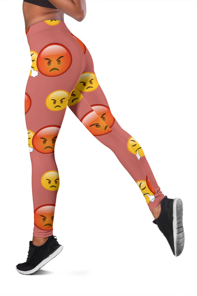 Women Leggings Sexy Printed Fitness Fashion Gym Dance Workout Emojis Theme W13