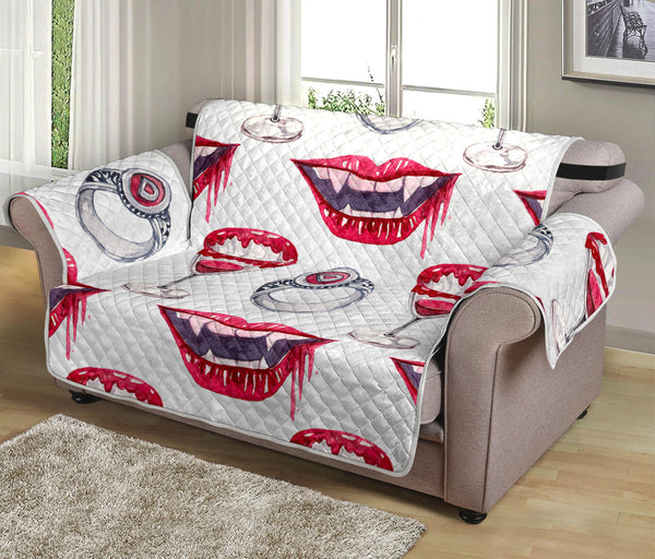54'' Futon Sofa Protector Premium Polyster Fabric Custom Design Vampire 02