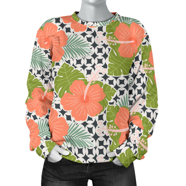 Custom Made Printed Designs Women's (C5) Sweater Tropical