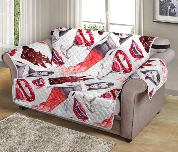54'' Futon Sofa Protector Premium Polyster Fabric Custom Design Vampire 13