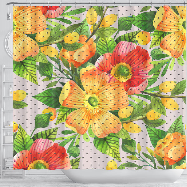 Floral Spring Shower Curtain