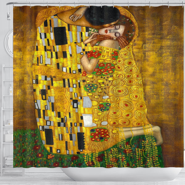 Gustav Klimt The Kiss Shower Curtain - STUDIO 11 COUTURE