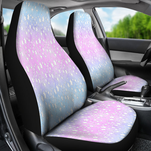Unicorn Starry Night Pastel Car Seat Covers