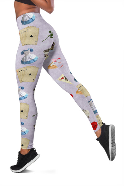 Women Leggings Sexy Printed Fitness Fashion Gym Dance Workout Alice In Wonderland A07