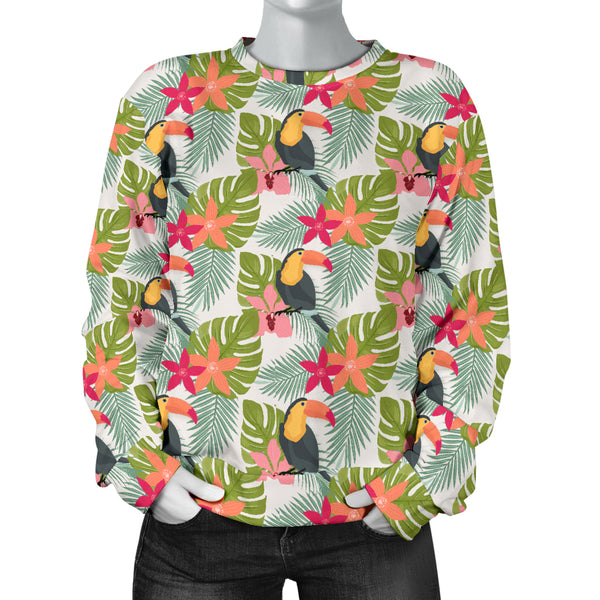 Custom Made Printed Designs Women's (C9) Sweater Tropical