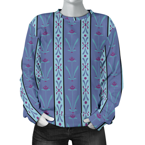 Custom Made Printed Designs Women's (S4) Sweater Snow Queen
