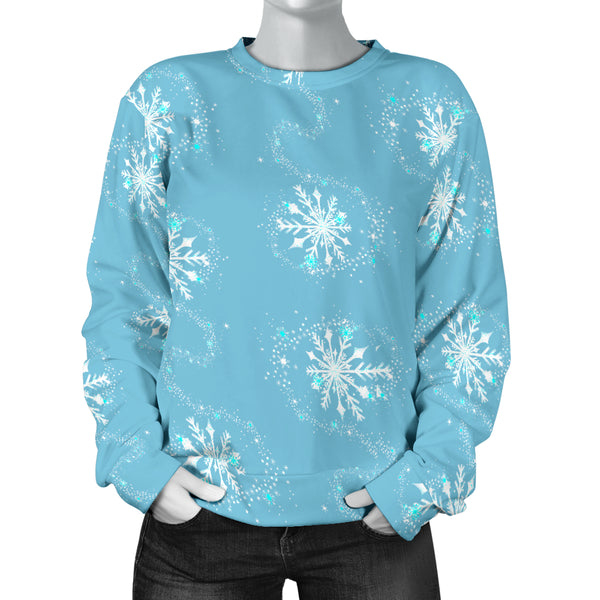 Custom Made Printed Designs Women's (S3) Sweater Snow Queen