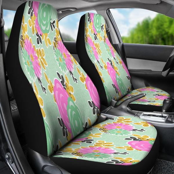 Gorgeous Floral Spring Car Seat Covers