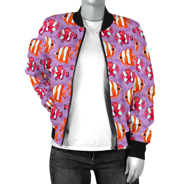 Sports Varsity Style Bomber Jacket Women (M1) Mermaid - STUDIO 11 COUTURE