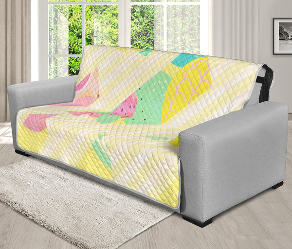 70'' Futon Sofa Protector Premium Polyster Fabric Custom Design Fruits 01