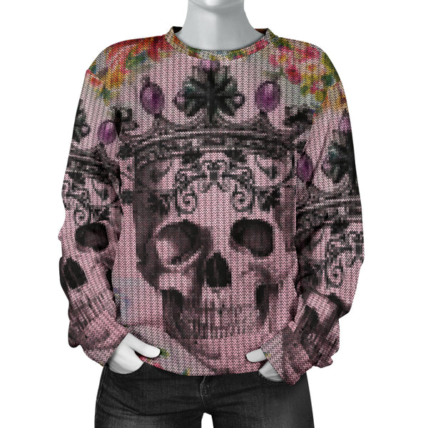 Custom Made Printed Designs Women's Witch Theme (1) Sweater