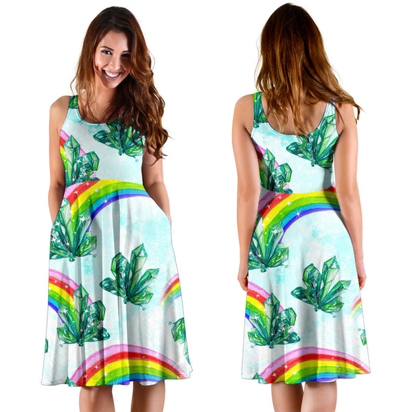 Women's Dress, No Sleeves, Custom Dress, Midi Dress, Wizard Of OZ 11