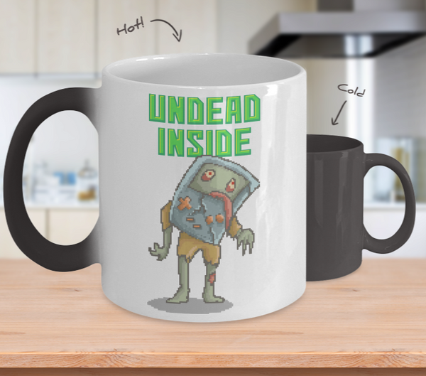 Color Changing Mug Retro 80s 90s Nostalgic Undead Inside