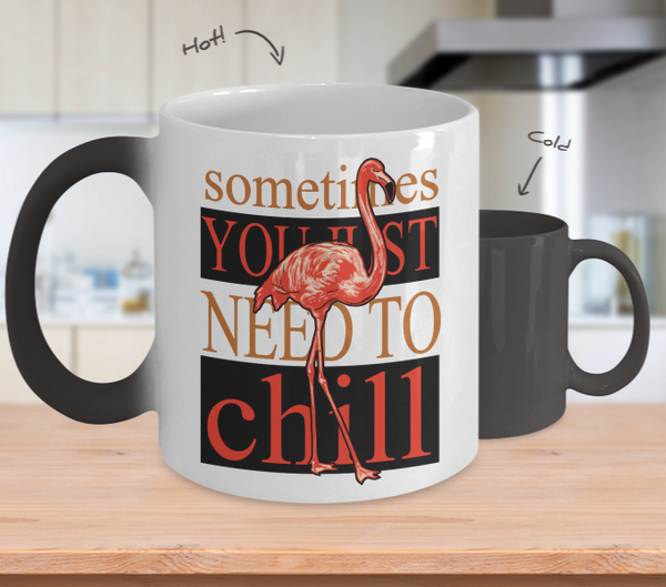 Color Changing Mug Animals Sometimes You Just Need To Chill