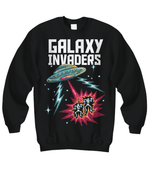 Women and Men Tee Shirt T-Shirt Hoodie Sweatshirt Galaxy Invaders