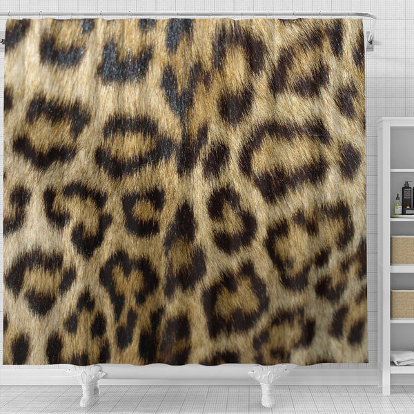 Leopard Skin Shower Curtain - STUDIO 11 COUTURE