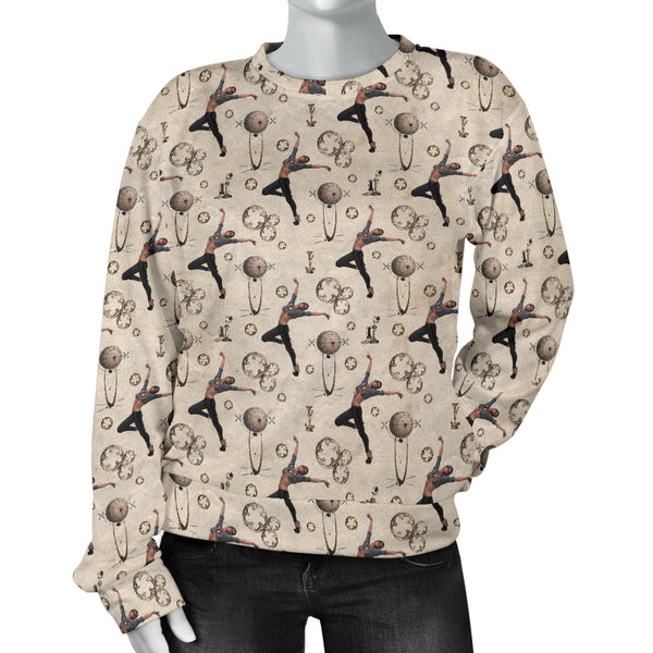 Custom Made Printed Designs Women's (P6) Sweater Steam Punk