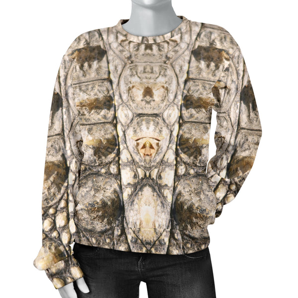 Custom Made Printed Designs Women's (Alligator) Sweater Animal Skin Texture
