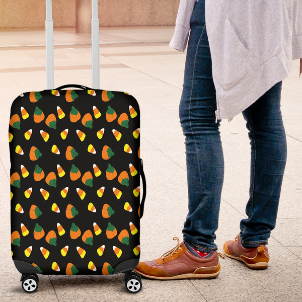 Candy Corn Halloween Luggage Cover