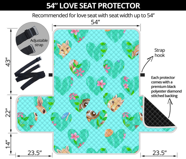 54'' Futon Sofa Protector Premium Polyster Fabric Custom Design Woodland 06