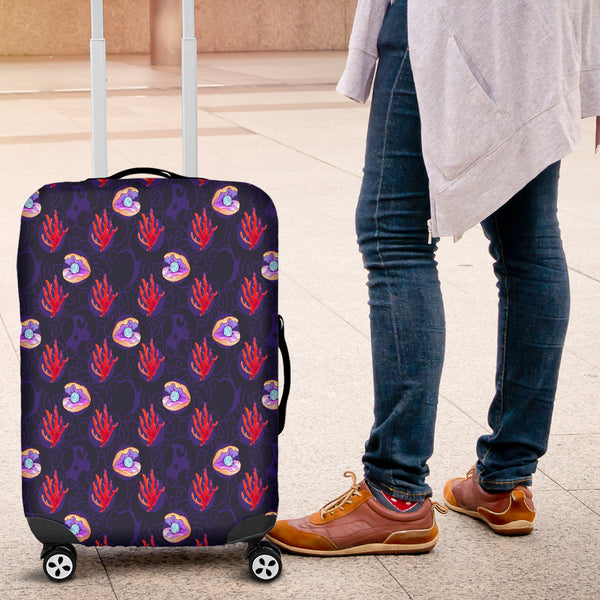 Clam Pearl Luggage Cover
