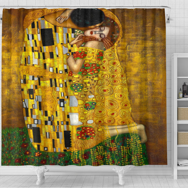 Gustav Klimt The Kiss Shower Curtain - STUDIO 11 COUTURE