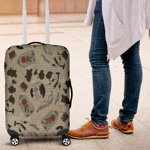 Beauty And Beast Luggage Cover