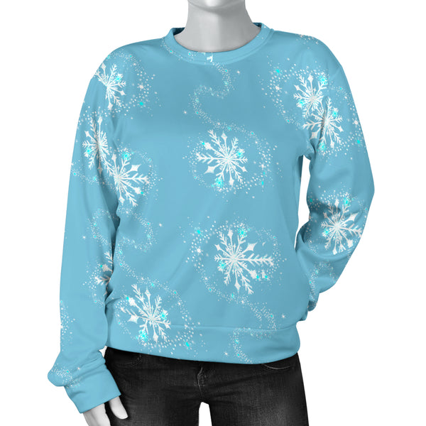 Custom Made Printed Designs Women's (S3) Sweater Snow Queen