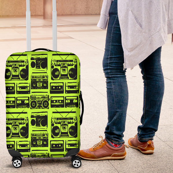 80s Boombox 4 Luggage Cover - STUDIO 11 COUTURE