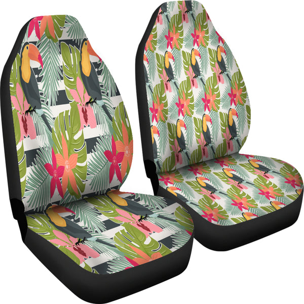 Tropical Large Tucan Bird Car Seat Covers