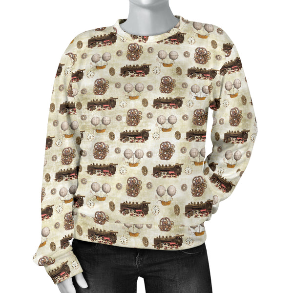Custom Made Printed Designs Women's (P3) Sweater Steam Punk