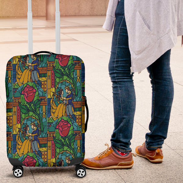 Beauty And The Beast Stained Luggage Cover