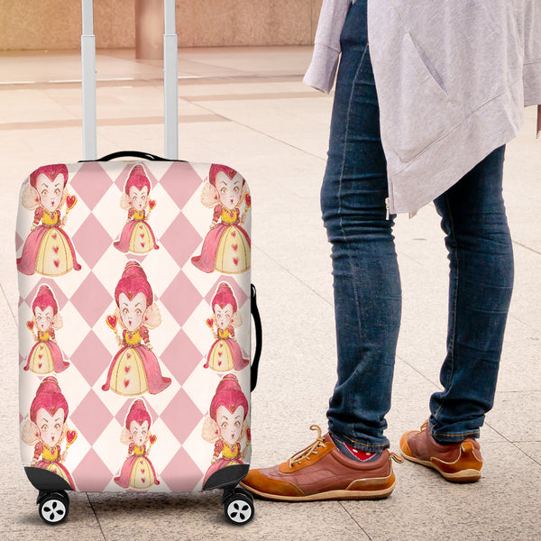 Large Queen Of Heart Alice In Wonderland Luggage Cover