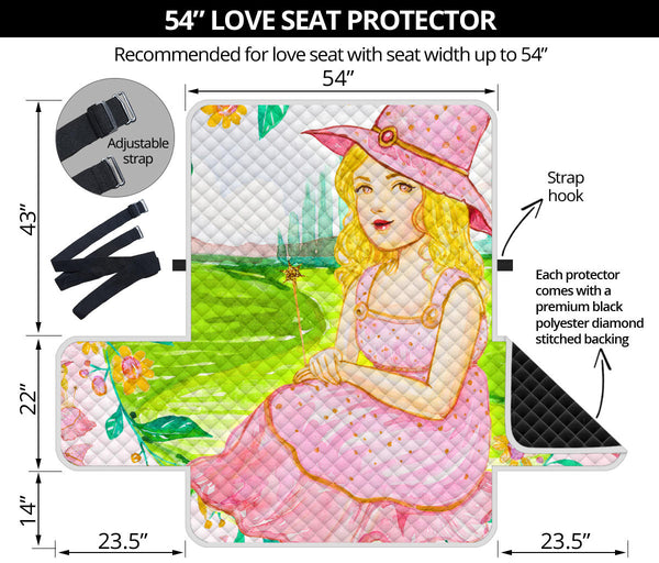 54'' Futon Sofa Protector Premium Polyster Fabric Custom Design Wizard Of OZ 05