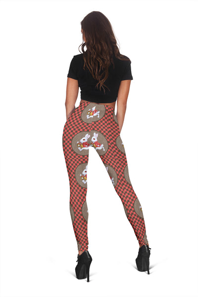 Women Leggings Sexy Printed Fitness Fashion Gym Dance Workout Alice In Wonderland Theme A35