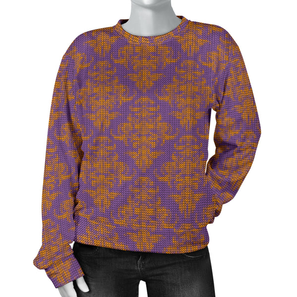 Custom Made Printed Designs Women's Trick or Treat (8) Sweater