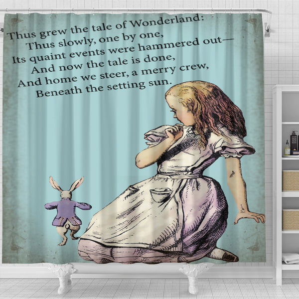 The Tale Of Wonderland Shower Curtain - STUDIO 11 COUTURE