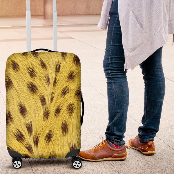 Cheetah Skin Luggage Cover