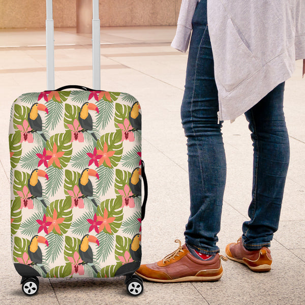 Tropical Tucan Bird Luggage Cover - STUDIO 11 COUTURE