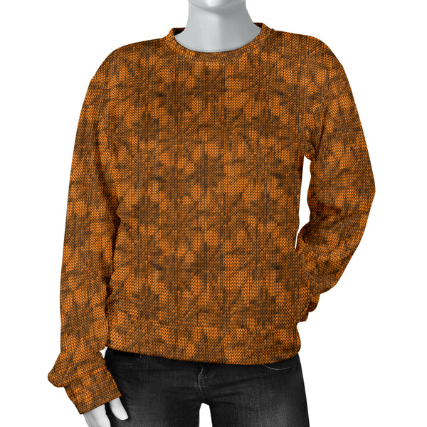 Custom Made Printed Designs Women's Trick or Treat (12) Sweater