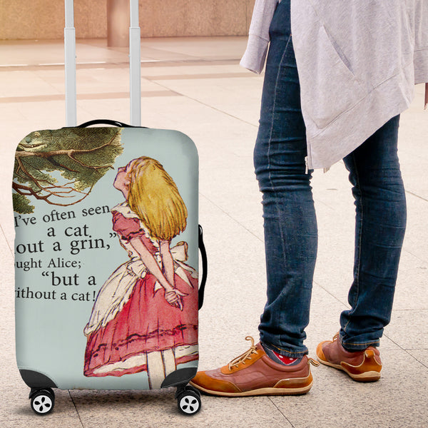 A Cat Without A Grin Luggage Cover - STUDIO 11 COUTURE
