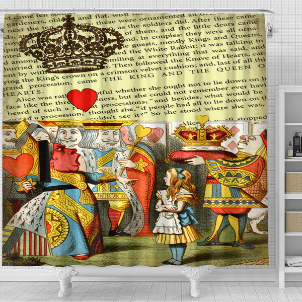 The King And The Queen Shower Curtain - STUDIO 11 COUTURE
