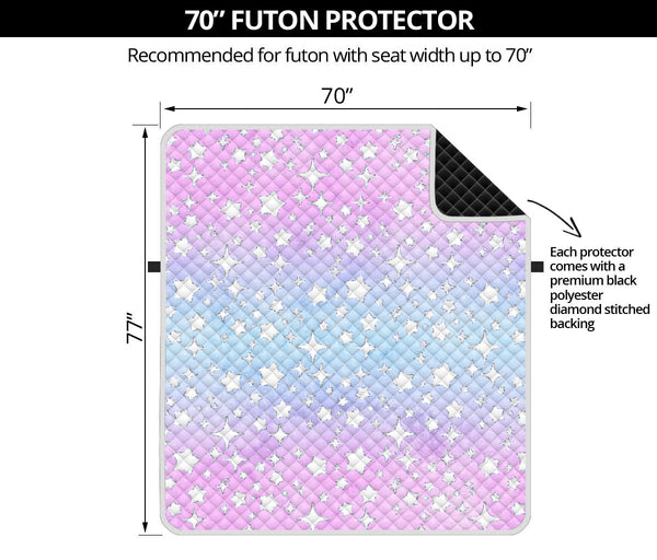 70'' Futon Sofa Protector Premium Polyster Fabric Custom Design Unicorn 04