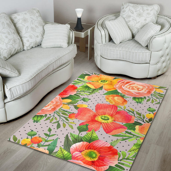 Floor Rug Floral Spring 1-02