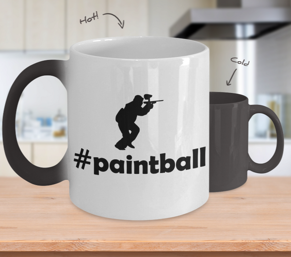 Color Changing Mug Paintball Theme #Paintball