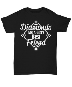 Women and Men Tee Shirt T-Shirt Hoodie Sweatshirt Diamonds Are A Girls Best Friend